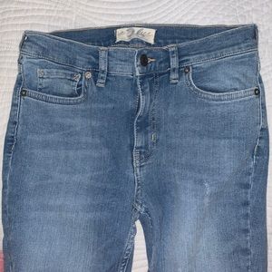 Free People Frayed Edge Jeans